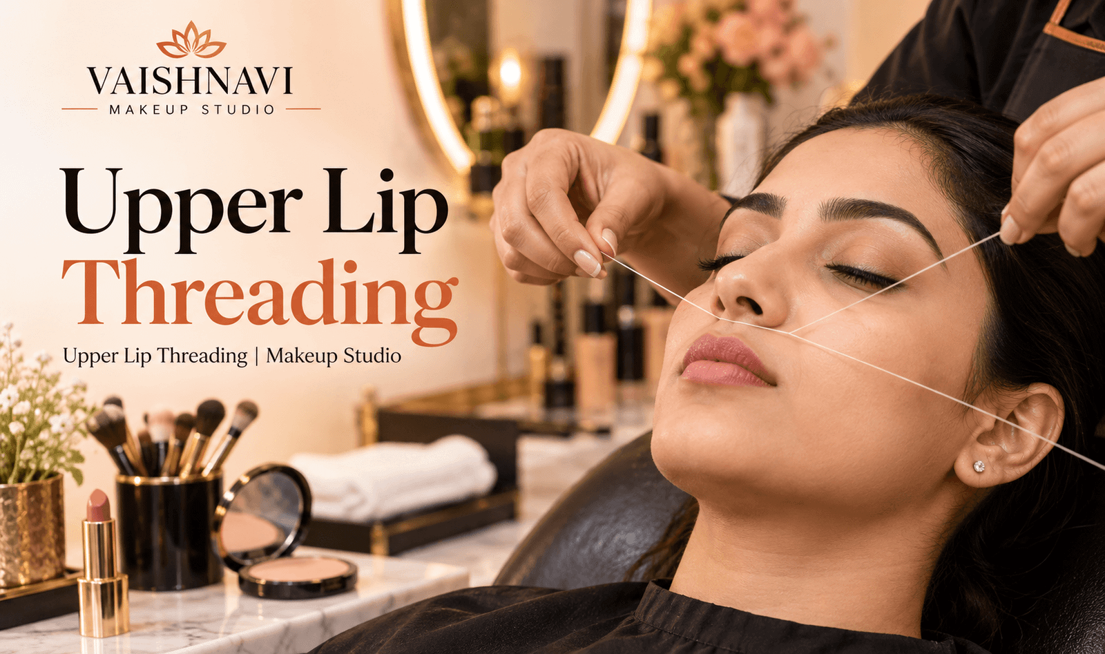 Upper Lip Threading
